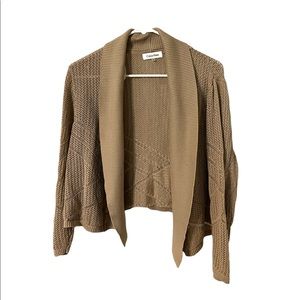 Calvin Klein long sleeve cardigan- XL beige